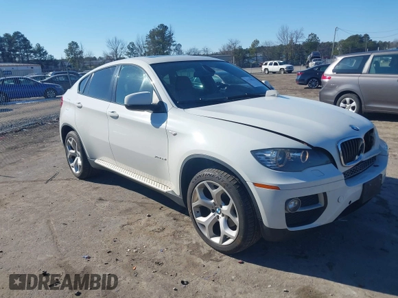 2014 BMW X6 xDrive35i with VIN 5UXFG2C58E0C43248, listed as a IAAI auction lot 41278076 with 155,769 mi miles. Bid and sale history available at carsss.com. Image 1.