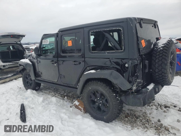 2023 Jeep Wrangler Sport z VIN 1C4HJXDG6PW597405, wystawiony jako Copart lot #88909255 z przebiegiem Nie podano mil oraz Szkoda całkowita • Salvage title. Historia ofert i sprzedaży dostępna na DreamBid. Obrazek 2.