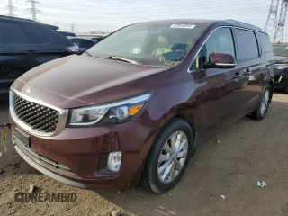 2016 Kia Sedona SX with VIN KNDMC5C13G6185565, listed as a Copart auction lot 82564854 with 106,104 mi miles and Clean Title. Bid and sale history available at carsss.com. Image 1.