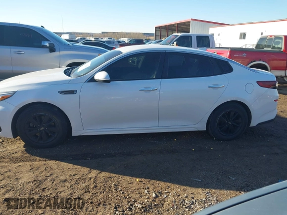 2019 Kia Optima LX with VIN 5XXGT4L39KG280991, listed as a IAAI auction lot 41639322 with 107,039 mi miles. Bid and sale history available at carsss.com. Image 14.