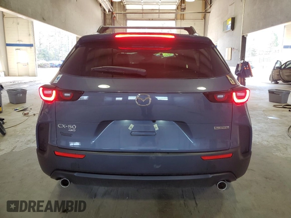 2024 Mazda CX-50 S Preferred with VIN 7MMVABBM5RN195804, listed as a Copart auction lot 50973435 with 6,817 mi miles and Salvage Title. Bid and sale history available at DreamBid. Image 6.