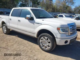 2014 Ford F-150 XL with VIN 1FTFW1ET5EFA12196, listed as a IAAI auction lot 41850445 with 206,814 mi miles. Bid and sale history available at carsss.com. Image 1.