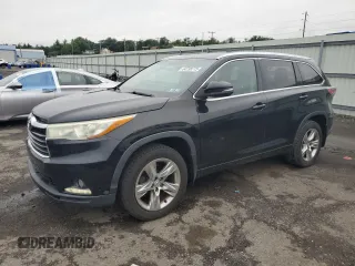 2015 Toyota Highlander Limited with VIN 5TDDKRFH9FS072771, listed as a Copart auction lot 64738775 with 110,734 mi miles and Salvage title. Bid and sale history available at DreamBid. Image 1.
