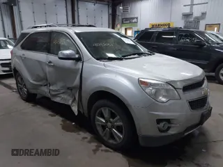 2013 Chevrolet Equinox LTZ with VIN 2GNFLGE37D6302614, listed as a IAAI auction lot 41252051 with 204,993 mi miles. Bid and sale history available at carsss.com. Image 1.