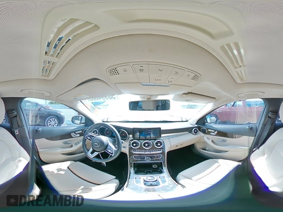 2019 Mercedes-Benz C 300 with VIN 55SWF8DB6KU311342, listed as a Copart auction lot 58994665 with 97,704 mi miles and Salvage title. Bid and sale history available at DreamBid. Image 15.