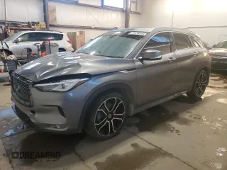 2020 Infiniti QX50 LUXE with VIN 3PCAJ5M31LF116011, listed as a Copart auction lot 41473515 with 167,935 mi miles and Salvage Title. Bid and sale history available at carsss.com. Image 1.