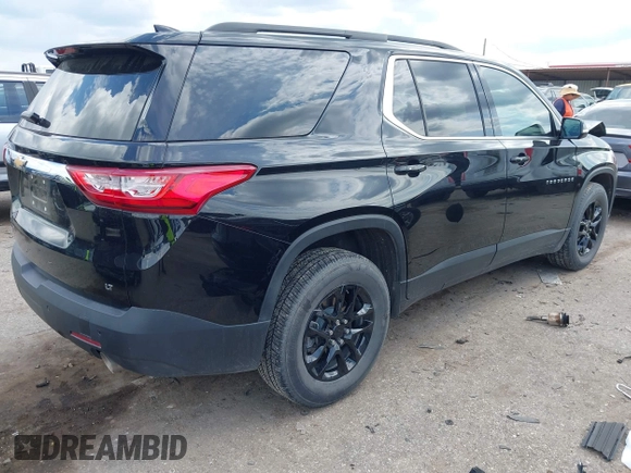2020 Chevrolet Traverse LT Cloth with VIN 1GNERGKW7LJ199477, listed as a IAAI auction lot 42217904 with 21,269 mi miles and . Bid and sale history available at DreamBid. Image 4.