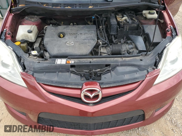 2008 Mazda 5 Sport with VIN JM1CR293180320922, listed as a Copart auction lot 54183695 with 206,823 mi miles and Salvage title. Bid and sale history available at DreamBid. Image 12.