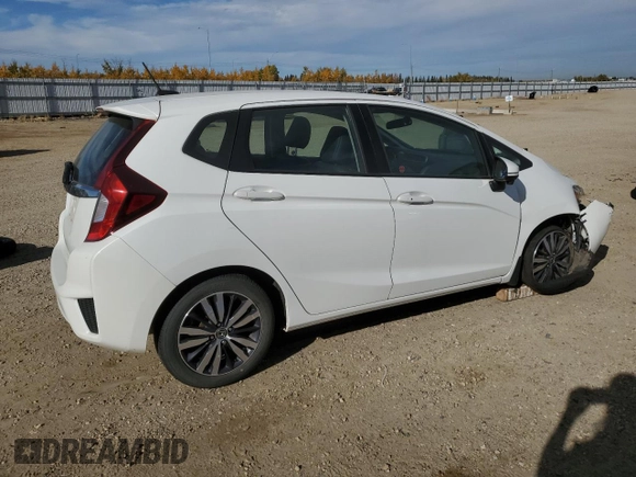 2017 Honda Fit EX-L with VIN 3HGGK5H86HM101487, listed as a Copart auction lot 75022924 with Not Provided miles and Salvage Title. Bid and sale history available at DreamBid. Image 3.