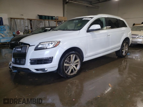 2012 Audi Q7 3.0T Premium Plus with VIN WA1LGAFEXCD006204, listed as a Copart auction lot 83435694 with 171,723 mi miles and Salvage Title. Bid and sale history available at carsss.com. Image 1.