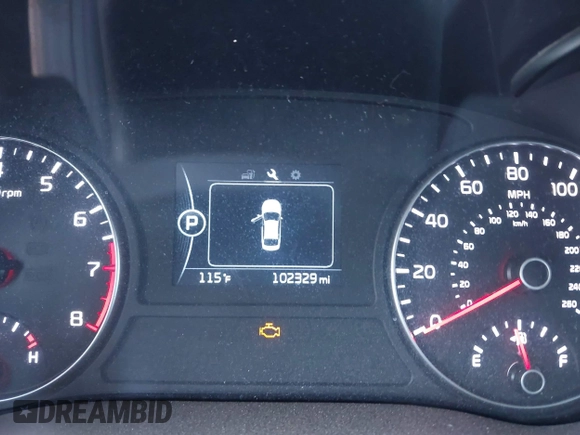 2017 Kia Optima LX with VIN KNAGT4L31H5149628, listed as a IAAI auction lot 42630216 with 102,329 mi miles and . Bid and sale history available at DreamBid. Image 7.