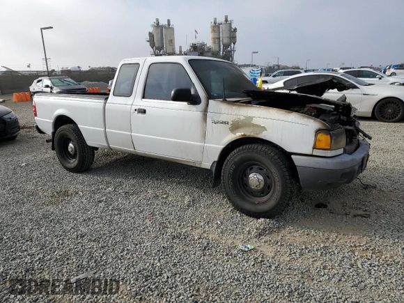 2002 Ford Ranger XL with VIN 1FTYR14V02PB34585, listed as a Copart auction lot 57350655 with 75,127 mi miles and Salvage title. Bid and sale history available at DreamBid. Image 4.