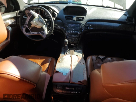 2011 Acura MDX Advance with VIN 2HNYD2H74BH527715, listed as a Copart auction lot 46184555 with 243,540 mi miles and Salvage title. Bid and sale history available at DreamBid. Image 8.