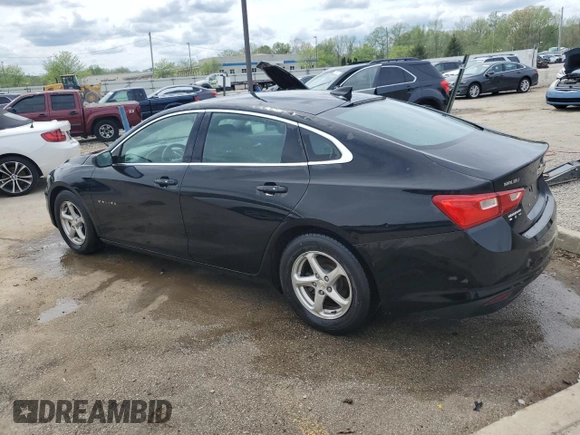 2016 Chevrolet Malibu LS with VIN 1G1ZB5STXGF235107, listed as a Copart auction lot 52732905 with 162,179 mi miles and Non repairable. Bid and sale history available at DreamBid. Image 2.