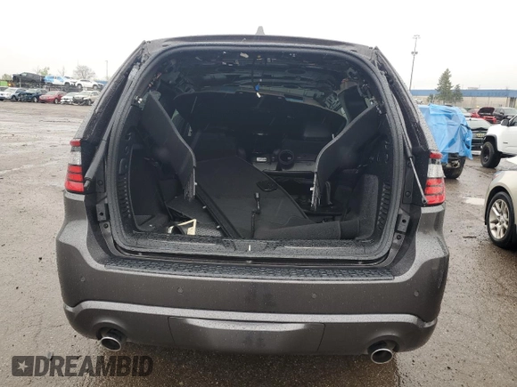 2020 Dodge Durango R/T с VIN 1C4SDJCT7LC433777, выставлен на аукционе Copart как лот 55907685 с пробегом 57 319 миль миль и На запчасти • Non repairable. История ставок и продаж доступна на DreamBid. Изображение 6.