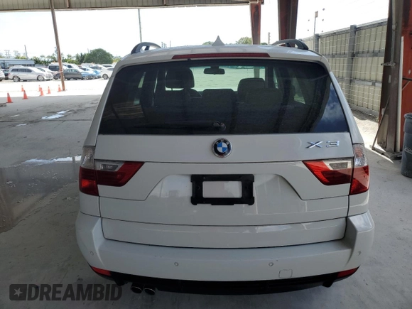 2008 BMW X3 3.0si with VIN WBXPC93488WJ10833, listed as a Copart auction lot 54594245 with 158,956 mi miles and Clean Title. Bid and sale history available at carsss.com. Image 6.