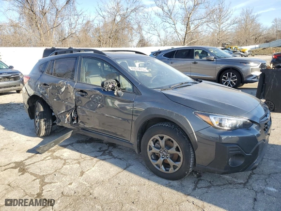 2022 Subaru Crosstrek Sport with VIN JF2GTHSC7NH256903, listed as a Copart auction lot 43619055 with 34,805 mi miles and Salvage Title. Bid and sale history available at carsss.com. Image 4.
