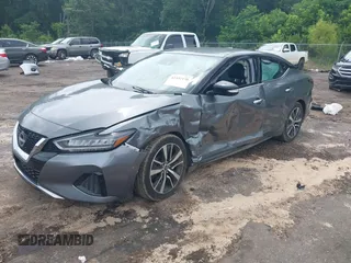 2023 Nissan Maxima SV with VIN 1N4AA6CV0PC510472, listed as a IAAI auction lot 42337170 with 53,633 mi miles and . Bid and sale history available at DreamBid. Image 18.