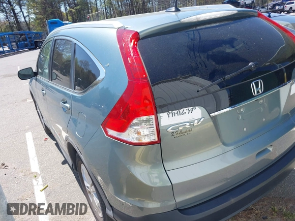 2012 Honda CR-V EX-L with VIN 2HKRM4H75CH625148, listed as a IAAI auction lot 42144646 with 126,269 mi miles. Bid and sale history available at carsss.com. Image 3.
