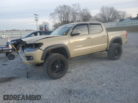 2017 Toyota Tacoma SR5 with VIN 3TMCZ5AN3HM115324, listed as a Copart auction lot 42344645 with 129,697 mi miles and Salvage Title. Bid and sale history available at carsss.com. Image 1.
