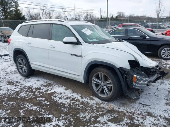 2019 Volkswagen Atlas SEL R-Line with VIN 1V2RR2CA4KC612697, listed as a IAAI auction lot 41618930 with 25,476 mi miles and . Bid and sale history available at DreamBid. Image 1.