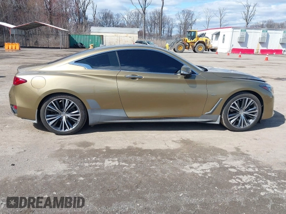2018 Infiniti Q60 Luxe with VIN JN1EV7EL4JM393131, listed as a IAAI auction lot 41813420 with 87,571 mi miles and . Bid and sale history available at DreamBid. Image 13.