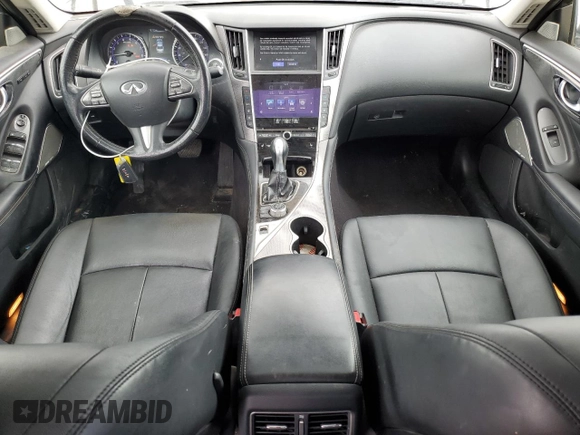 2017 Infiniti Q50 3.0t Premium with VIN JN1EV7AP9HM737636, listed as a Copart auction lot 54293595 with 163,796 mi miles and Clean Title. Bid and sale history available at carsss.com. Image 8.