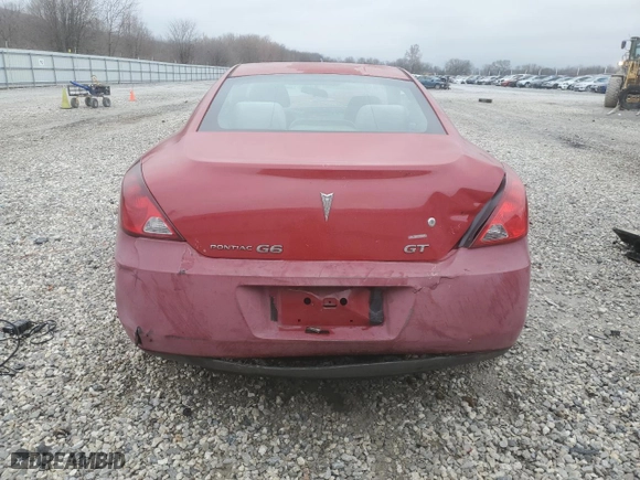 2006 Pontiac G6 GT with VIN 1G2ZH158564173927, listed as a Copart auction lot 71156664 with NaN miles and Salvage Title. Bid and sale history available at carsss.com. Image 6.