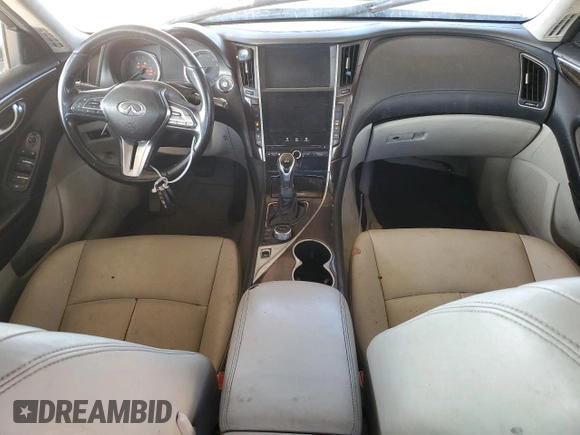 2019 Infiniti Q50 3.0t LUXE with VIN JN1EV7AP4KM515173, listed as a Copart auction lot 85491254 with 69,118 mi miles and Salvage Title. Bid and sale history available at carsss.com. Image 8.
