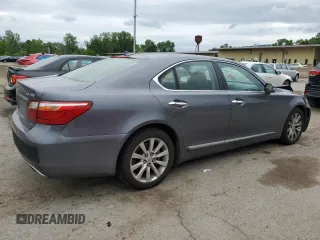 2012 Lexus LS 460 with VIN JTHCL5EF0C5014582, listed as a Copart auction lot 61168325 with 145,708 mi miles and Salvage title. Bid and sale history available at DreamBid. Image 3.
