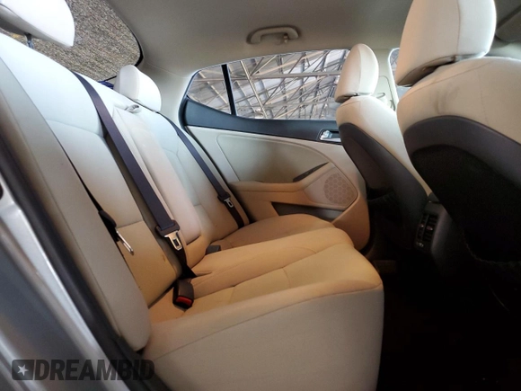 2015 Kia Optima with VIN KNAGM4AD2F5086495, listed as a Copart auction lot 81162104 with 62,770 mi miles and Salvage Title. Bid and sale history available at DreamBid. Image 10.
