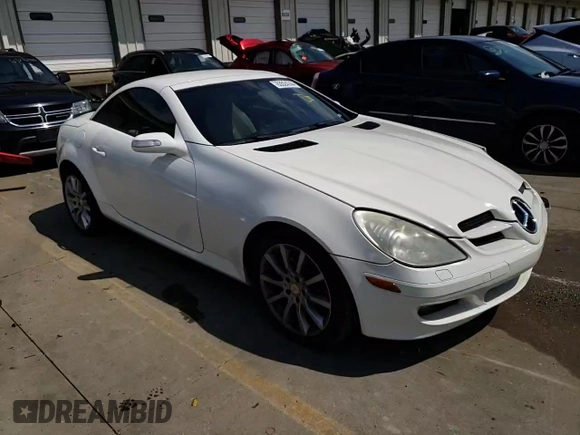 2007 Mercedes-Benz SLK-Class 3.0L with VIN WDBWK54F17F134263, listed as a Copart auction lot 63524744 with 64,006 mi miles and Non Repairable. Bid and sale history available at carsss.com. Image 11.
