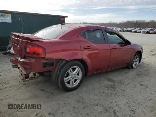 2014 Dodge Avenger SE with VIN 1C3CDZAG7EN218100, listed as a Copart auction lot 48222645 with 109,444 mi miles and Salvage Title. Bid and sale history available at carsss.com. Image 3.
