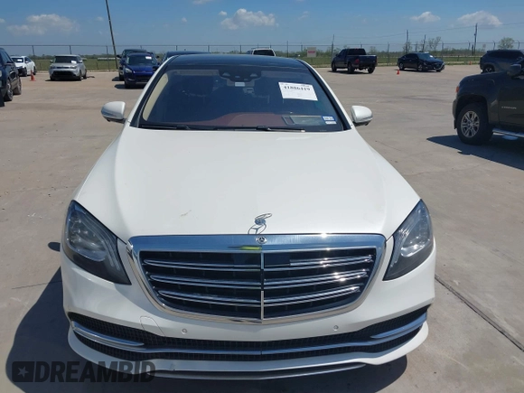 2018 Mercedes-Benz S 560 z VIN WDDUG8DB1JA369202, wystawiony jako IAAI lot #41886419 z przebiegiem 60 320 mil mil oraz . Historia ofert i sprzedaży dostępna na DreamBid. Obrazek 6.
