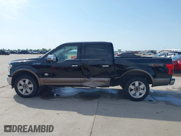 2018 Ford F-150 XL with VIN 1FTEW1E57JFC94834, listed as a IAAI auction lot 42179236 with 76,665 mi miles and . Bid and sale history available at DreamBid. Image 14.