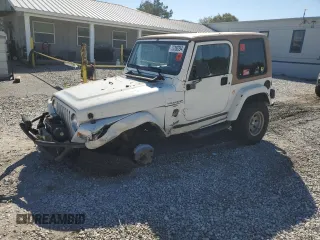 2000 Jeep Wrangler Sahara z VIN 1J4FA59SXYP764539, wystawiony jako Copart lot #52707385 z przebiegiem 136 159 mil mil oraz Szkoda całkowita • Salvage title. Historia ofert i sprzedaży dostępna na DreamBid. Obrazek 1.