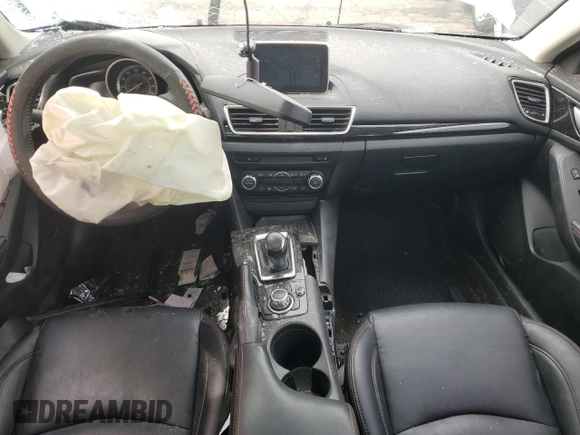 2015 Mazda 3 i Grand Touring z VIN JM1BM1W77F1229432, wystawiony jako Copart lot #49302495 z przebiegiem 87 028 mil mil oraz Szkoda całkowita • Salvage title. Historia ofert i sprzedaży dostępna na DreamBid. Obrazek 8.