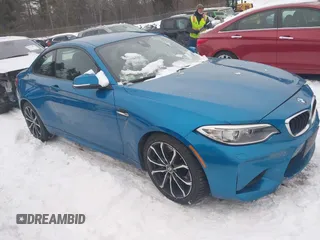 2017 BMW M2 with VIN WBS1H9C38HV887362, listed as a IAAI auction lot 41524962 with 58,866 mi miles. Bid and sale history available at carsss.com. Image 1.