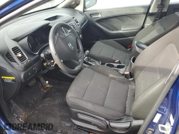2018 Kia Forte LX with VIN 3KPFK4A76JE200607, listed as a Copart auction lot 42178015 with 0 mi miles and Salvage Title. Bid and sale history available at carsss.com. Image 7.