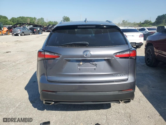 2017 Lexus NX with VIN JTJBARBZ3H2112035, listed as a Copart auction lot 58865044 with NaN miles and Salvage Title. Bid and sale history available at carsss.com. Image 6.