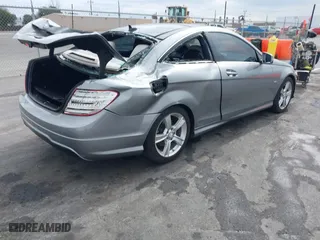 2012 Mercedes-Benz C-Class C 250 with VIN WDDGJ4HB1CF796936, listed as a IAAI auction lot 41466753 with 52,017 mi miles. Bid and sale history available at carsss.com. Image 4.