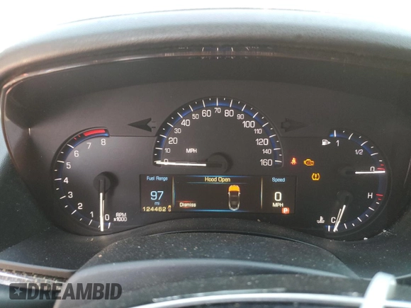 2013 Cadillac ATS Premium with VIN 1G6AE5SX5D0126554, listed as a Copart auction lot 50601095 with 124,462 mi miles and Salvage Title. Bid and sale history available at carsss.com. Image 9.