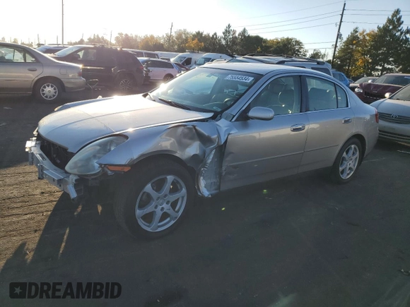 2004 Infiniti G35 w/Leather with VIN JNKCV51F74M702599, listed as a Copart auction lot 75554534 with 122,353 mi miles and Clean Title. Bid and sale history available at DreamBid. Image 1.