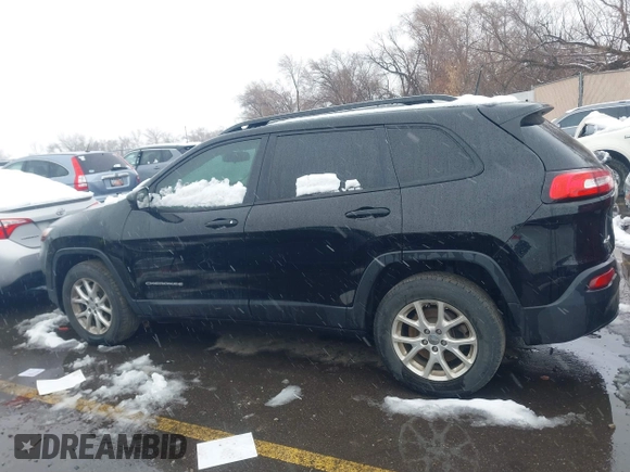 2017 Jeep Cherokee Sport with VIN 1C4PJMAB3HW599844, listed as a IAAI auction lot 41612508 with 112,237 mi miles. Bid and sale history available at carsss.com. Image 14.
