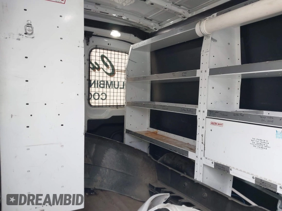 2019 Ford Transit with VIN 1FTYR2CM1KKA03886, listed as a IAAI auction lot 42060822 with 140,305 mi miles. Bid and sale history available at carsss.com. Image 8.