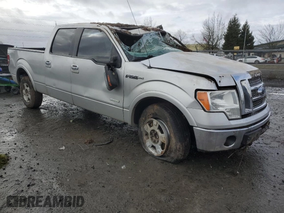 2012 Ford F-150 XL with VIN 1FTFW1ET4CFC36461, listed as a Copart auction lot 45970045 with 277,509 mi miles and Clean Title. Bid and sale history available at DreamBid. Image 4.