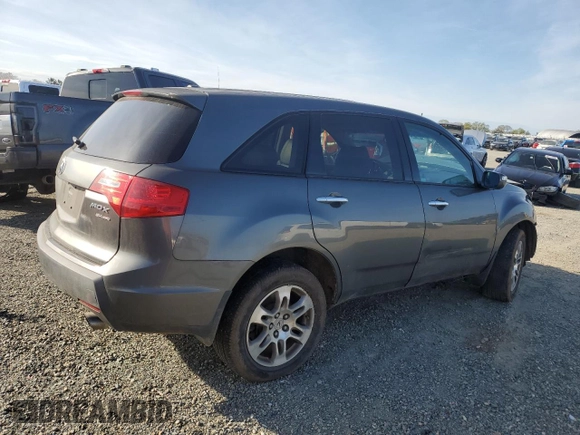 2007 Acura MDX with VIN 2HNYD28287H529740, listed as a Copart auction lot 48545555 with 177,115 mi miles and Salvage Title. Bid and sale history available at carsss.com. Image 3.