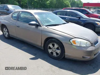 2006 Chevrolet Monte Carlo LT 3.5L z VIN 2G1WM15K969285822, wystawiony jako IAAI lot #42182300 z przebiegiem 237 749 mil mil oraz . Historia ofert i sprzedaży dostępna na DreamBid. Obrazek 1.