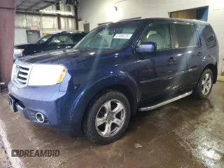 2014 Honda Pilot EX-L with VIN 5FNYF4H53EB037481, listed as a Copart auction lot 47486275 with 158,299 mi miles and Salvage Title. Bid and sale history available at carsss.com. Image 1.