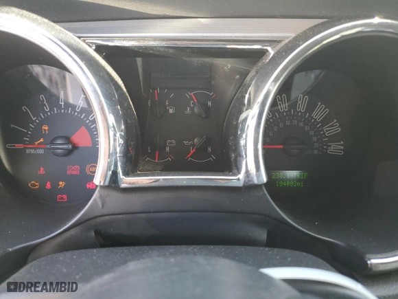 2006 Ford Mustang GT Deluxe with VIN 1ZVFT82H665149959, listed as a Copart auction lot 49633065 with 184,003 mi miles and Salvage Title. Bid and sale history available at carsss.com. Image 9.
